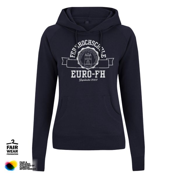 Damen Hooded Sweatshirt, navy, gap