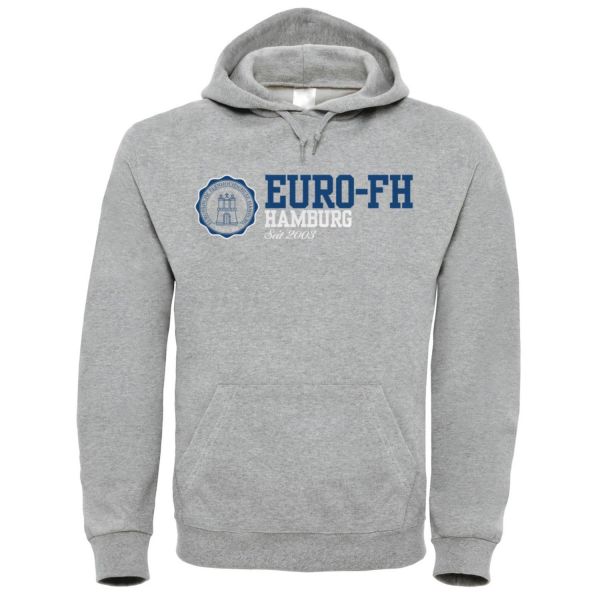 Classic Hooded Sweatshirt, heather grey, american