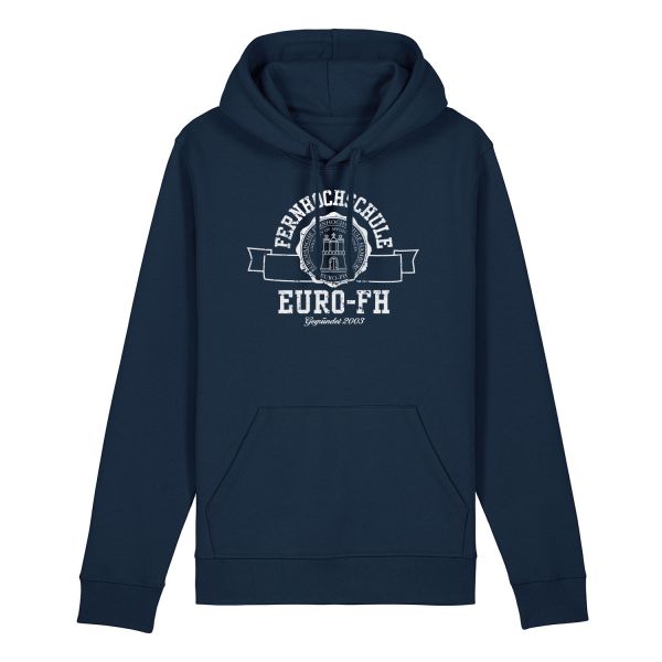 Unisex Organic Hooded Sweatshirt, navy, gap